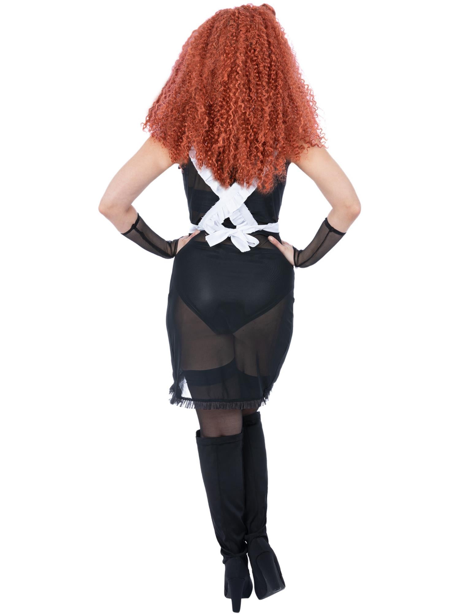 smiffys-fever-rocky-horror-magenta-kost-m-schwarz-wei-s image 2