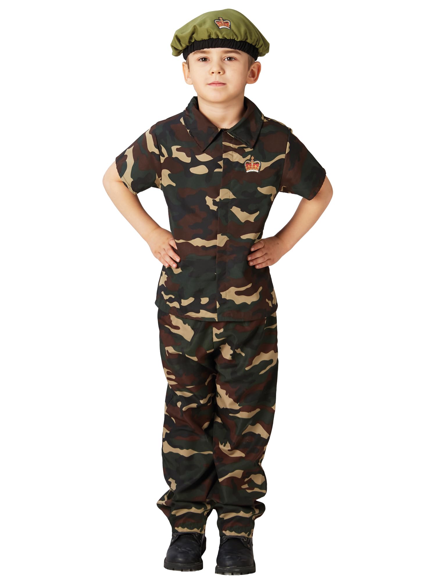 rubie-s-deluxe-soldat-tarn-kost-m-3-4-jahre-milit-r image 1