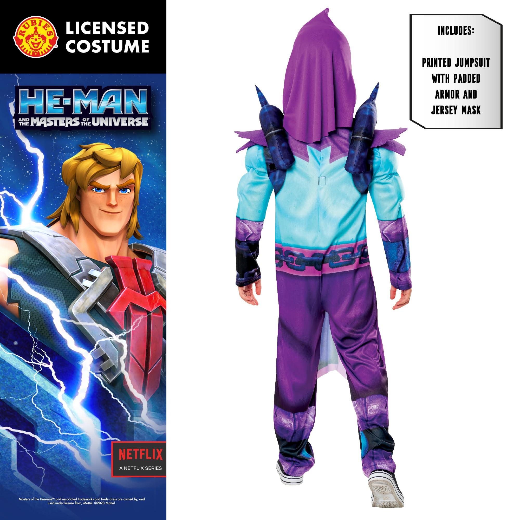 rubie-s-deluxe-masters-skeletor-kinderkost-m-7-8-jahre image 2