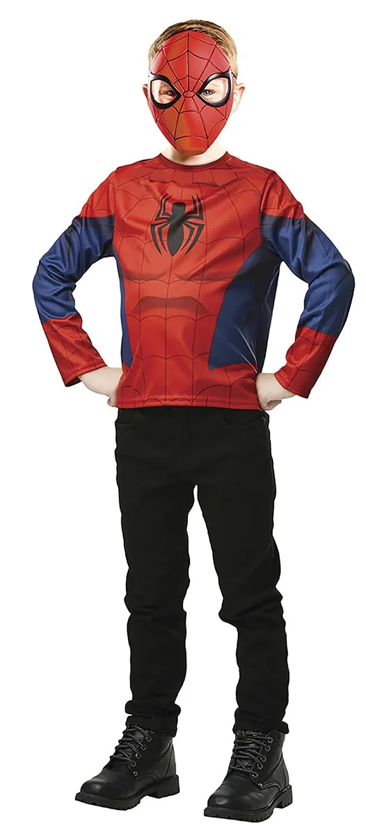 rubie-s-deluxe-marvel-spider-man-top-maske-kinder-5-8-jahre image 1
