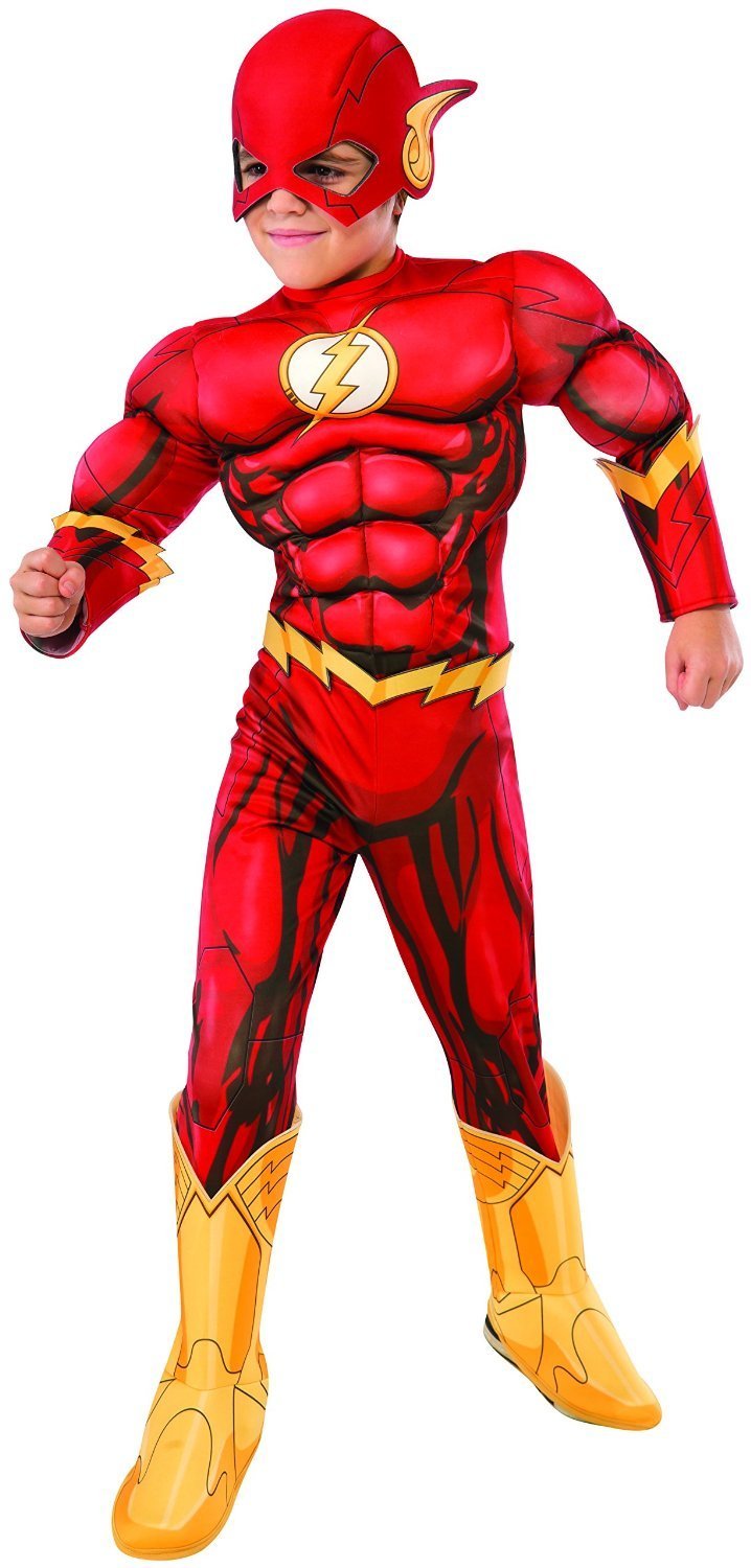 rubie-s-deluxe-flash-kinderkost-m-large-rot image 1