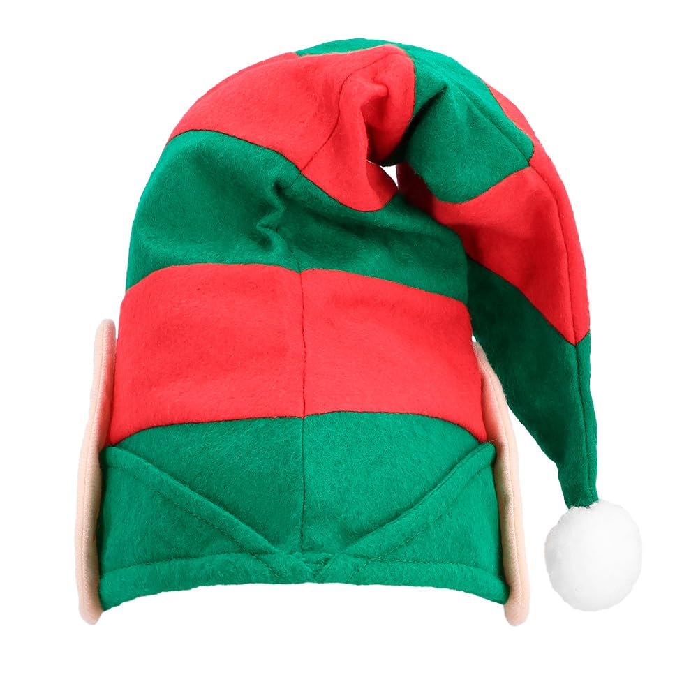 boland-weihnachtsm-tze-elf-mit-ohren-rot-gr-n-einheitsgr image 2