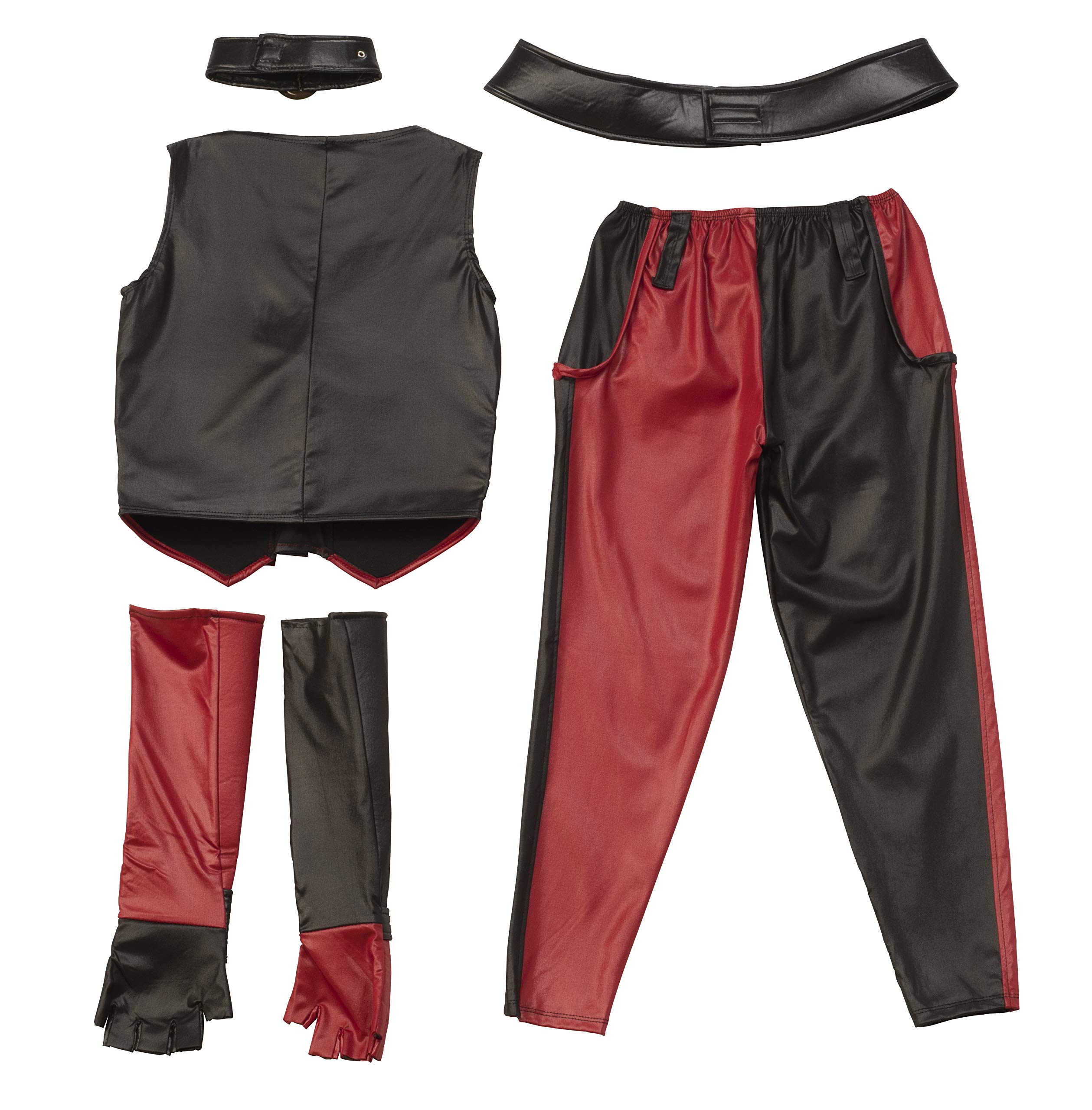 rubie-s-harley-quinn-arkham-city-kost-m-m-rot-blau-damen image 3
