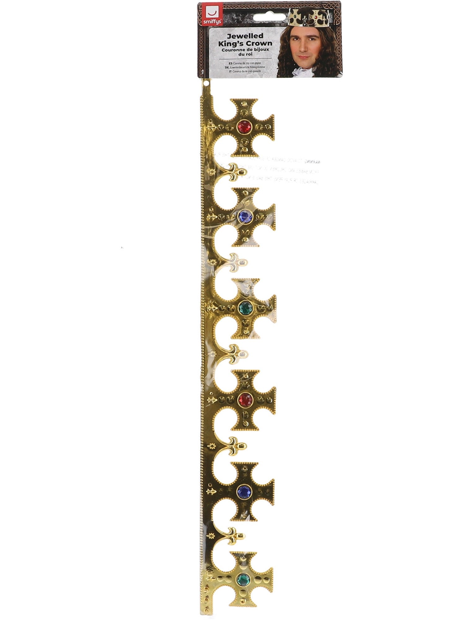 smiffys-fever-jewelled-king-s-crown-k-nigskrone-gold image 2