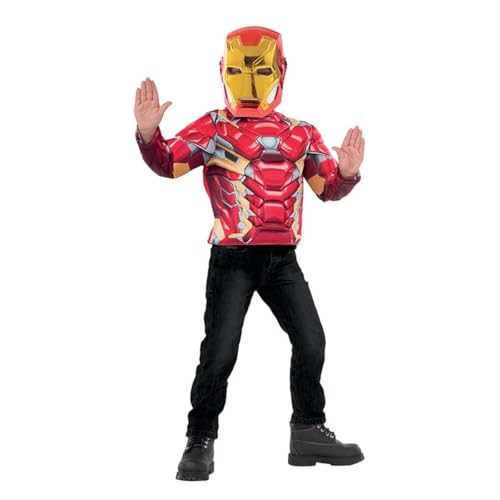 rubie-s-deluxe-iron-man-kost-m-kinder-5-8-jahre-mit-maske image 2