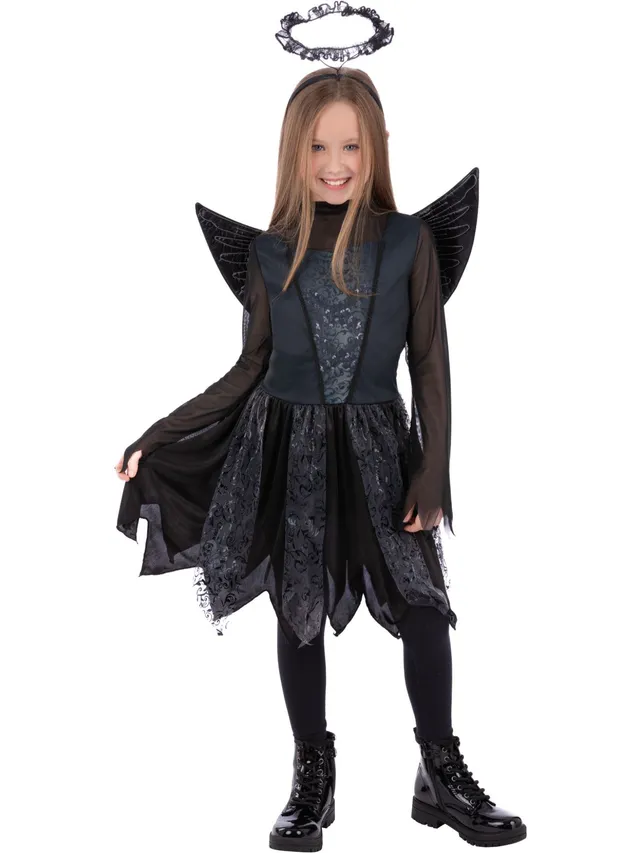 smiffys-fever-dark-angel-kost-m-m-dchen-gr-l-schwarz image 1
