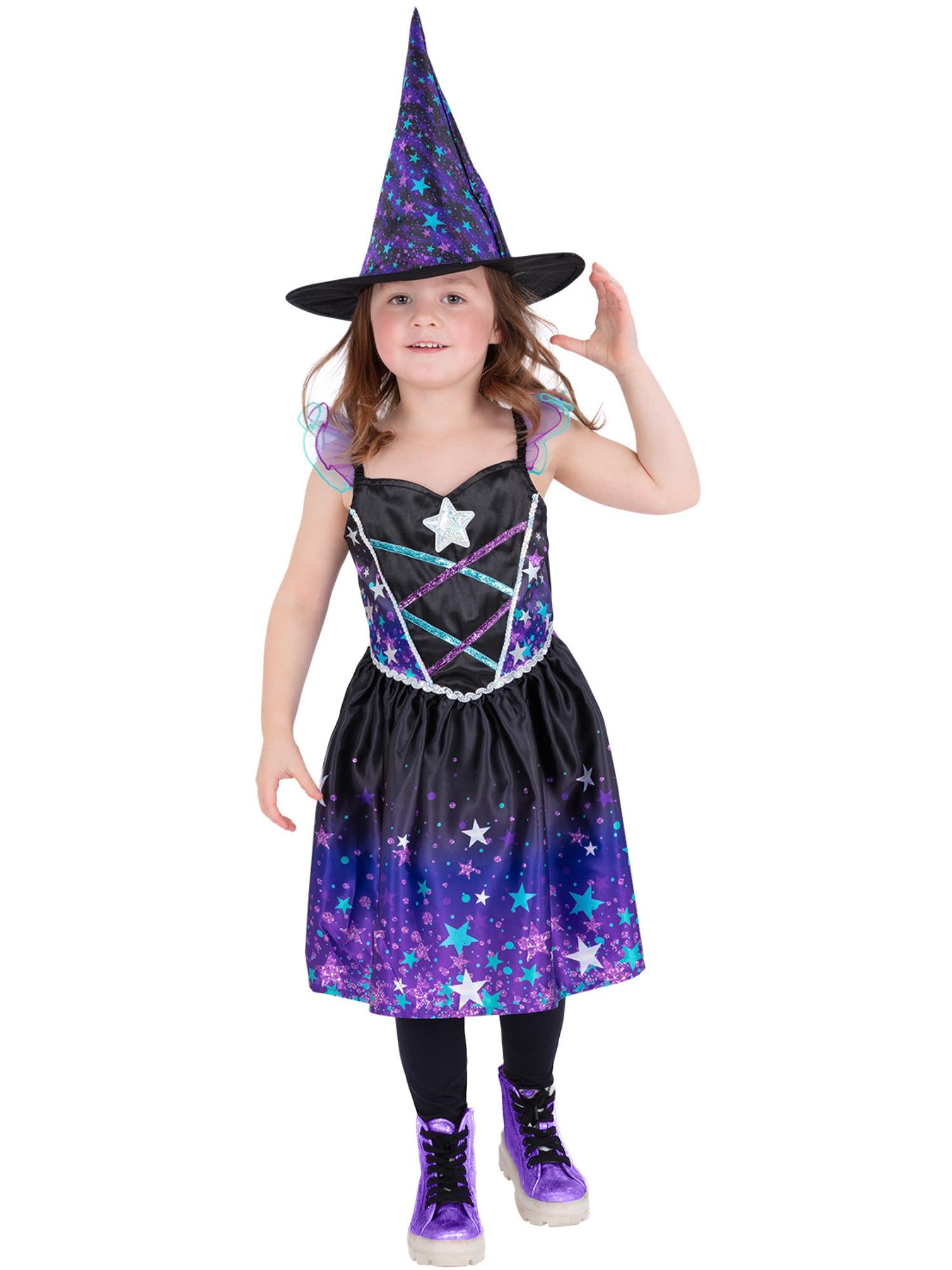 smiffys-fever-starry-night-hexenkost-m-kinder-m-7-9 image 4