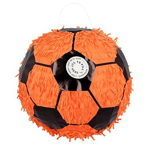 boland-61858-pinata-fu-ball-orange-schwarz-30-cm-bef-llbar image 4