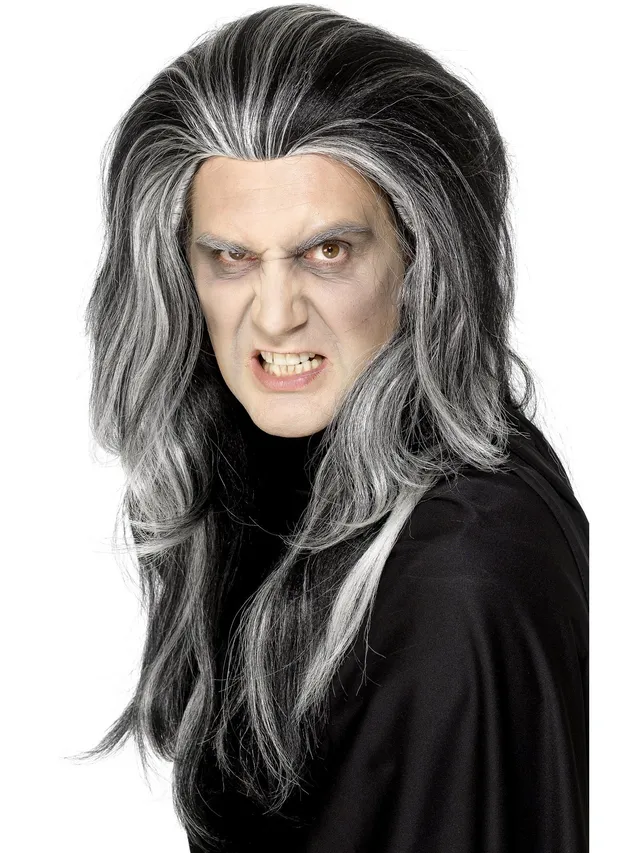smiffys-fever-gothic-vampire-per-cke-schwarz-grau-lang image 1