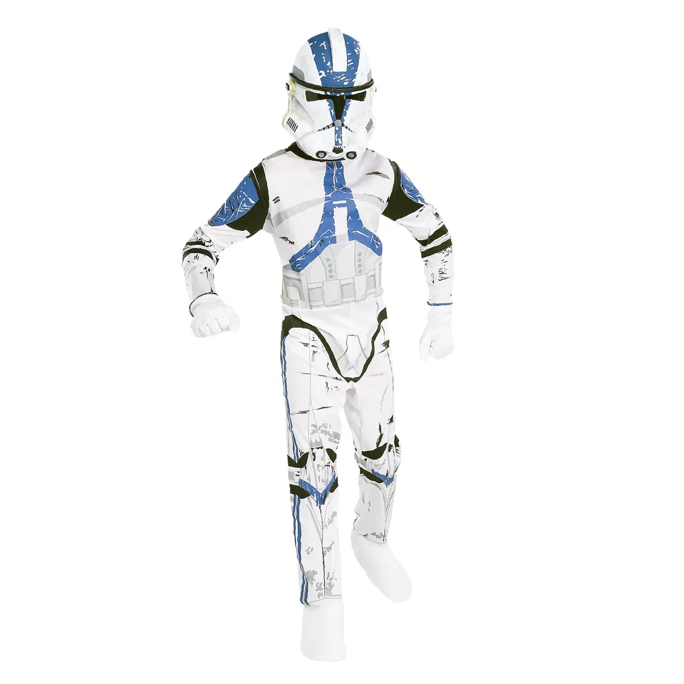 rubie-s-deluxe-clone-trooper-kost-m-kinder-mit-maske image 1