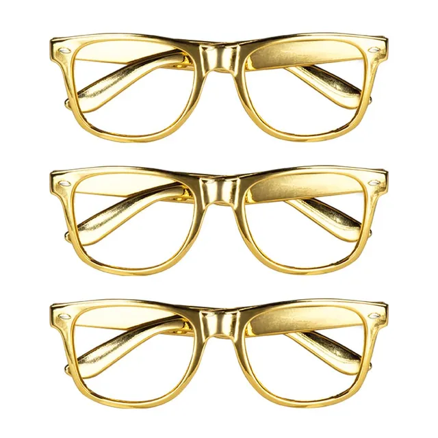 boland-accessories-partybrillen-3-st-ck-gold-ohne-st-rke image 1