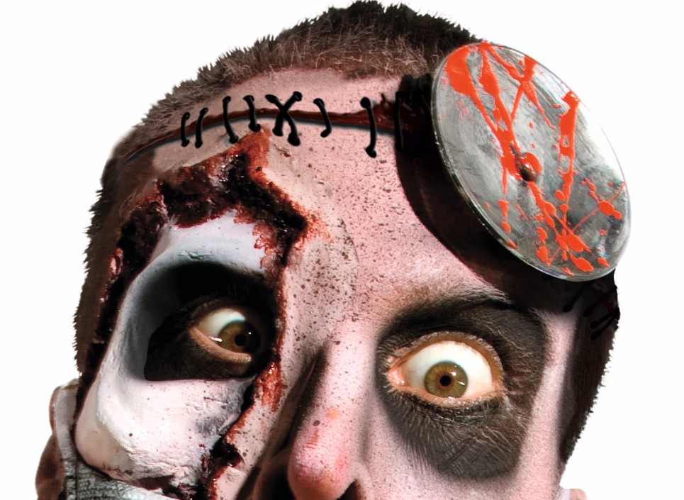 rubies-zombie-arzt-maske-mit-zahn-halloween image 2
