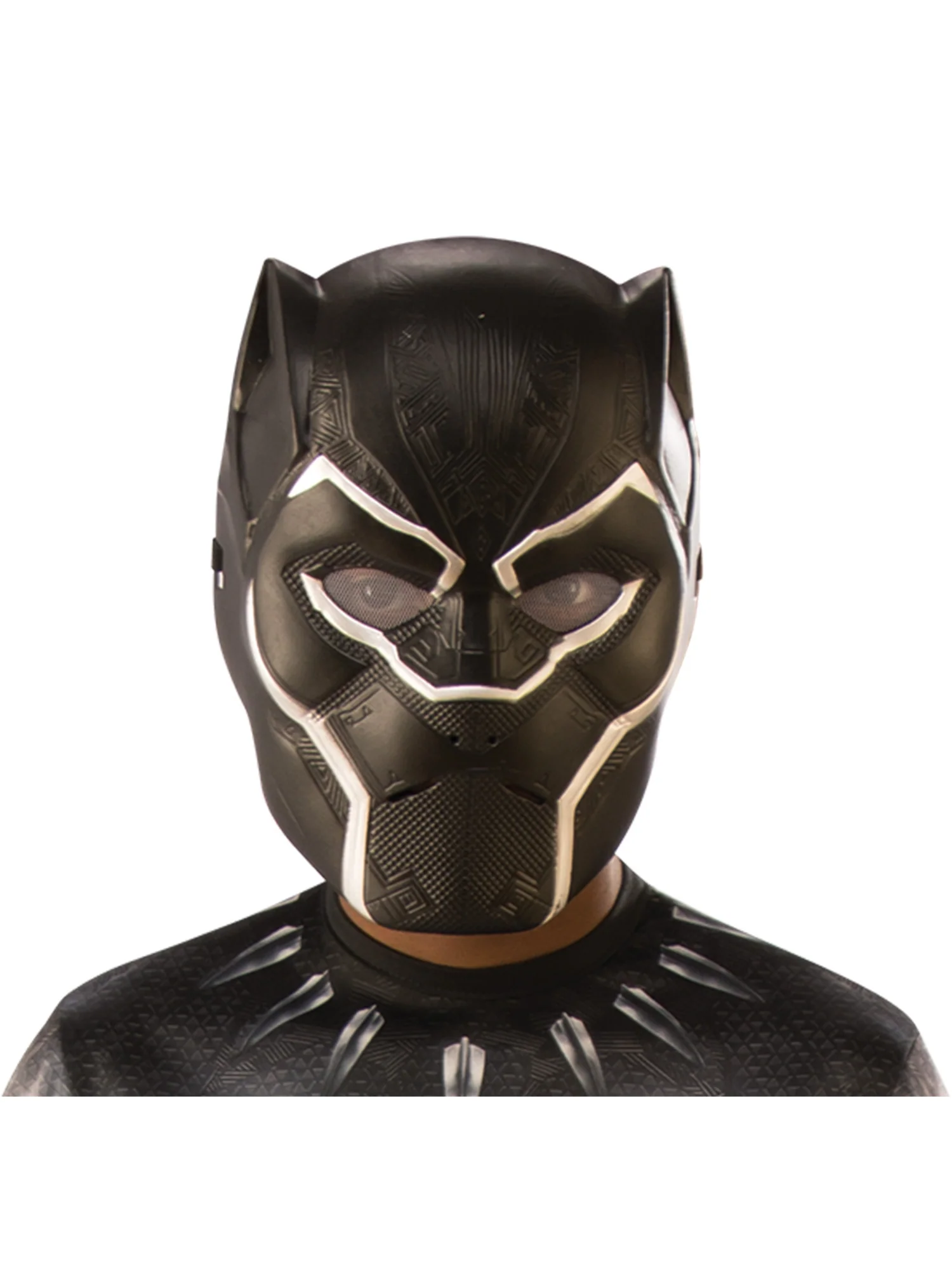 rubies-black-panther-plastikmaske-schwarz-grau-superheld image 1
