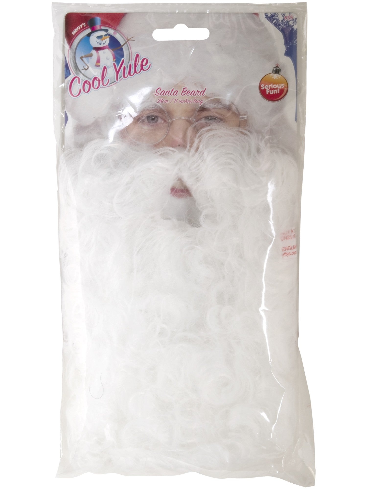 smiffys-fever-weihnachtsmann-bart-wei-economy image 3