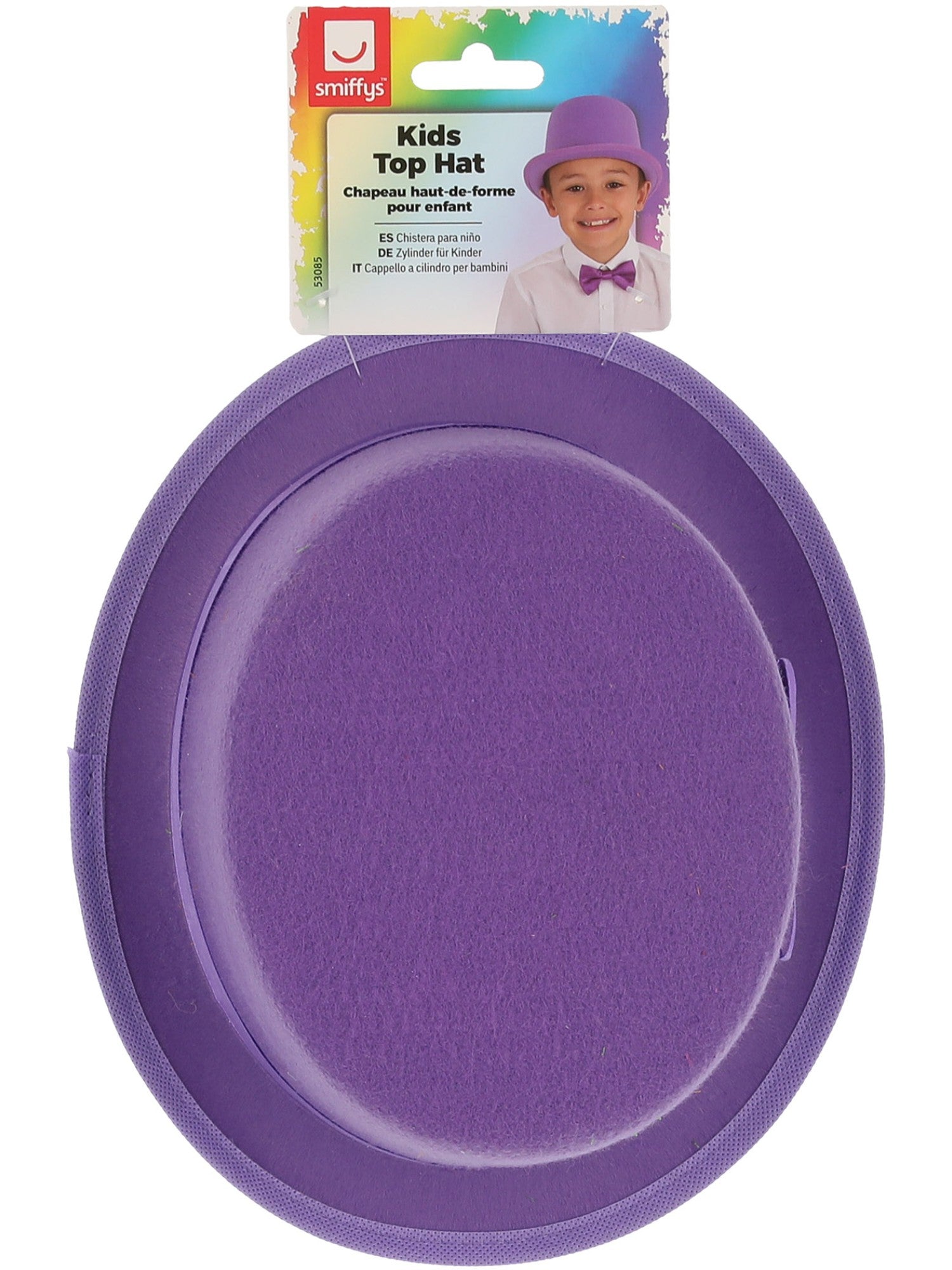 smiffys-fever-zylinder-kinder-lila-filz-zylinderhut image 2