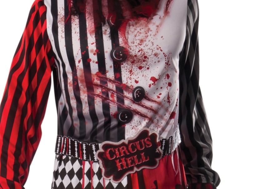 rubies-horror-clown-kost-m-overall-maske-erwachsene image 2