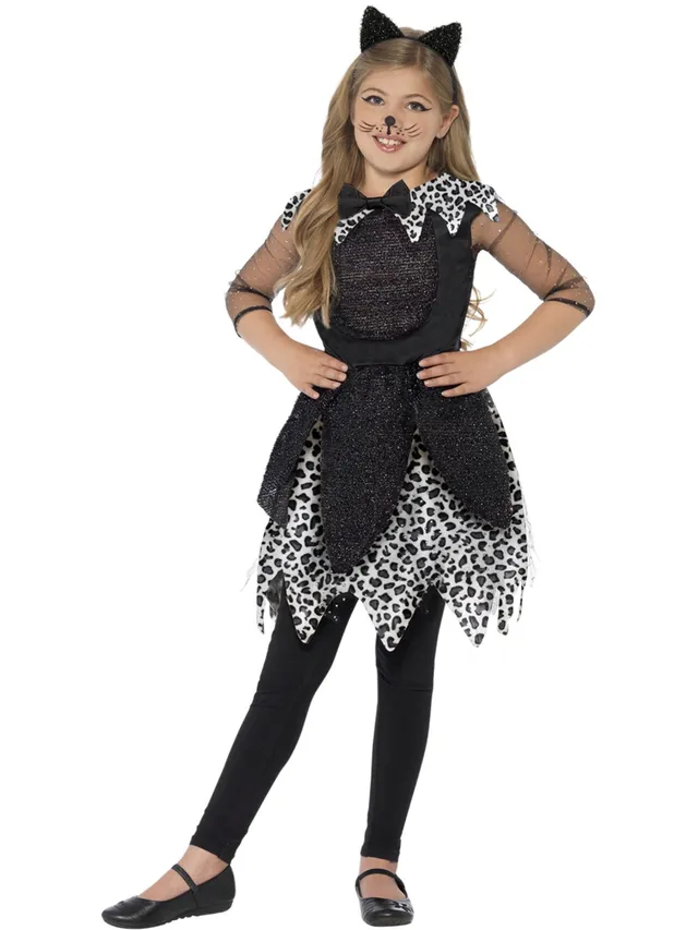smiffys-fever-midnight-cat-kost-m-m-dchen-s-schwarz image 1