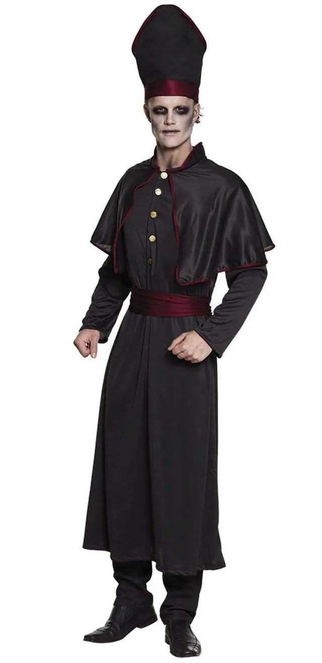 boland-halloween-kost-m-dunkler-priester-gr-50-52-horror image 1