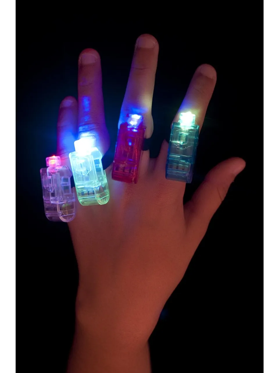 smiffys-time4fun-finger-lights-led-ringe-4er-set image 1