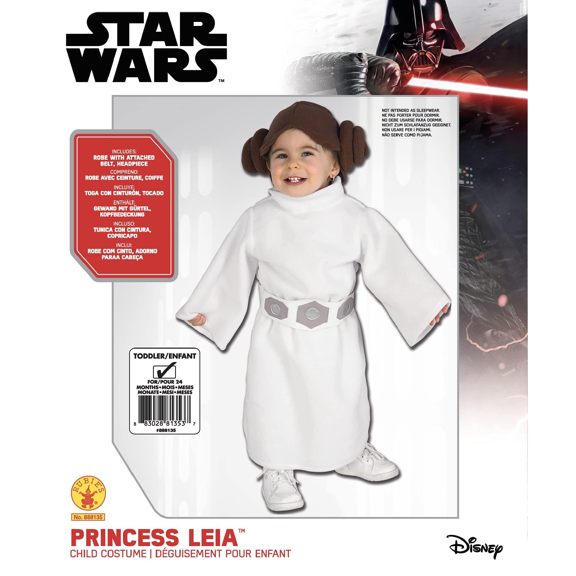 rubie-s-deluxe-prinzessin-leia-kost-m-m-dchen-wei image 3
