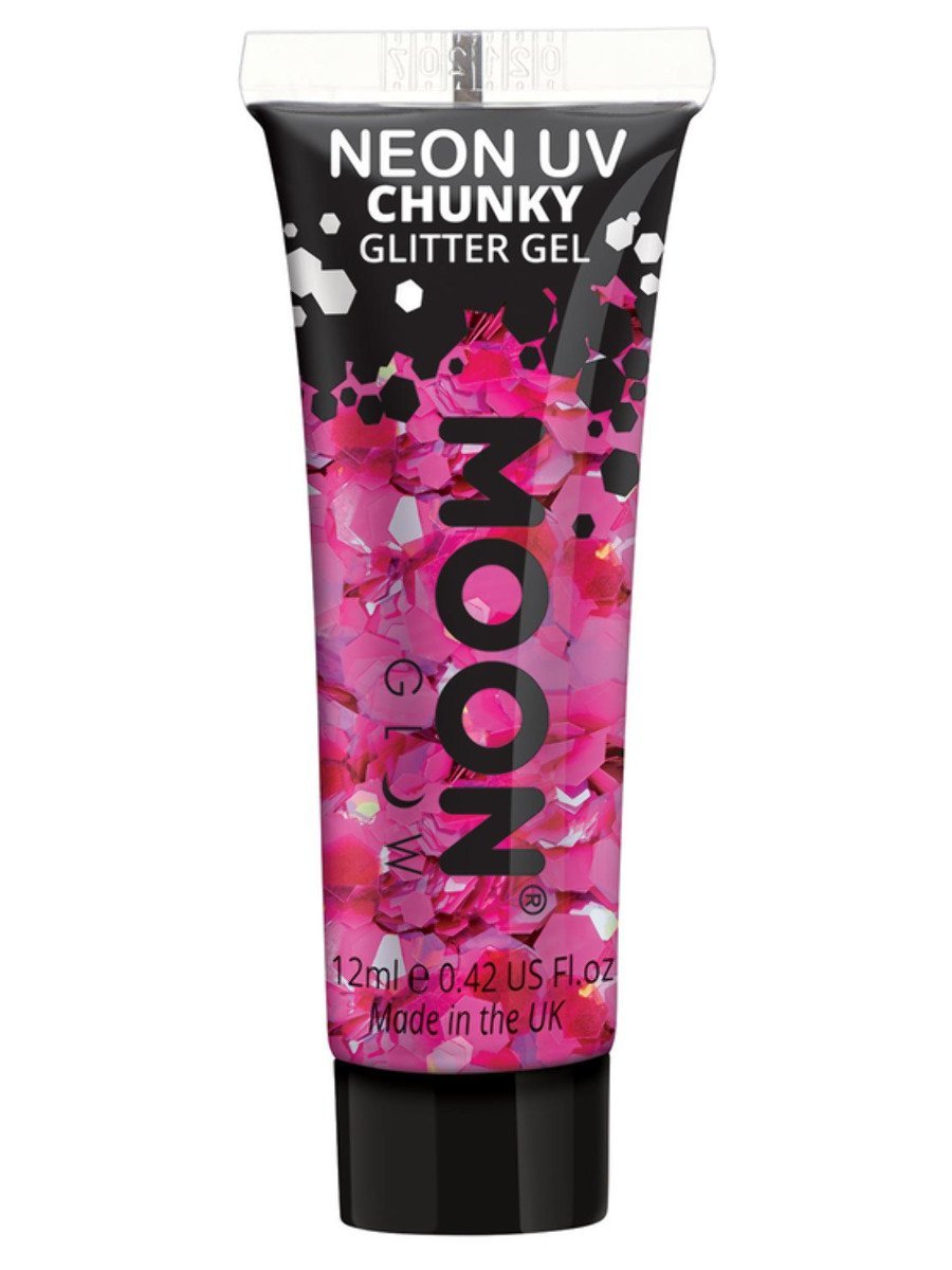 smiffys-makeup-fx-glitter-gel-blau-12-ml-neon-uv image 7
