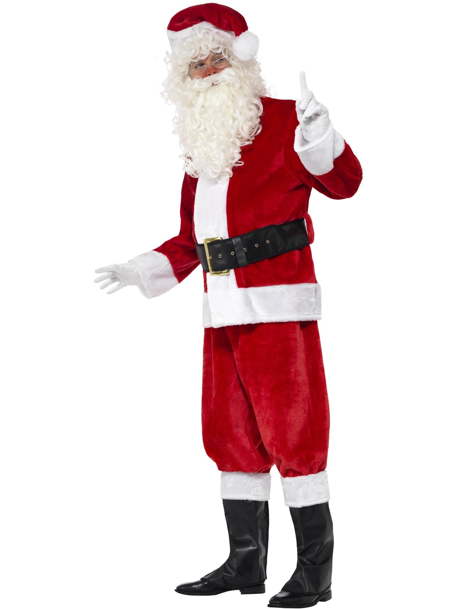 smiffys-fever-deluxe-santa-kost-m-herren-rot image 3