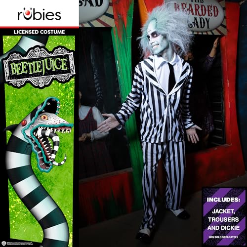 rubie-s-deluxe-beetlejuice-kost-m-herren-m-l-anzug-gestreift image 5