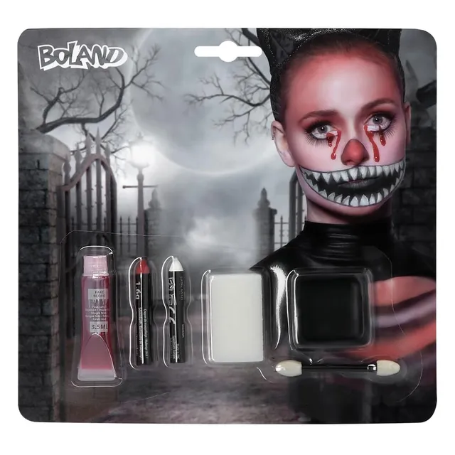 boland-schminkset-verr-ckte-katze-make-up-halloween image 1