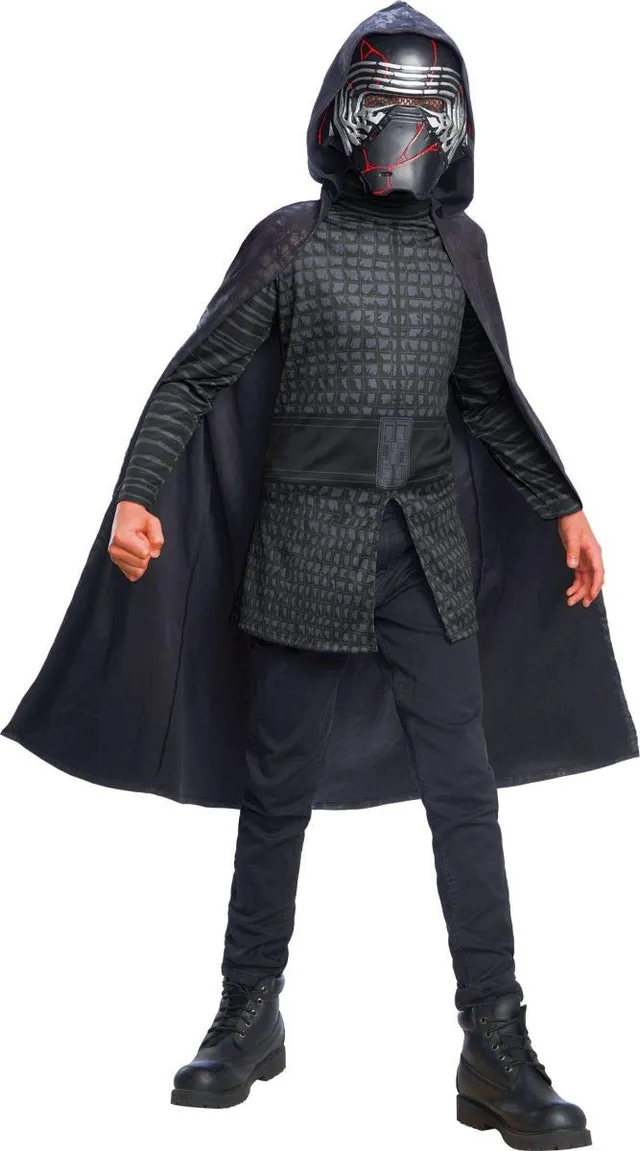 rubie-s-deluxe-kylo-ren-kost-m-kinder-schwarz-umhang image 1