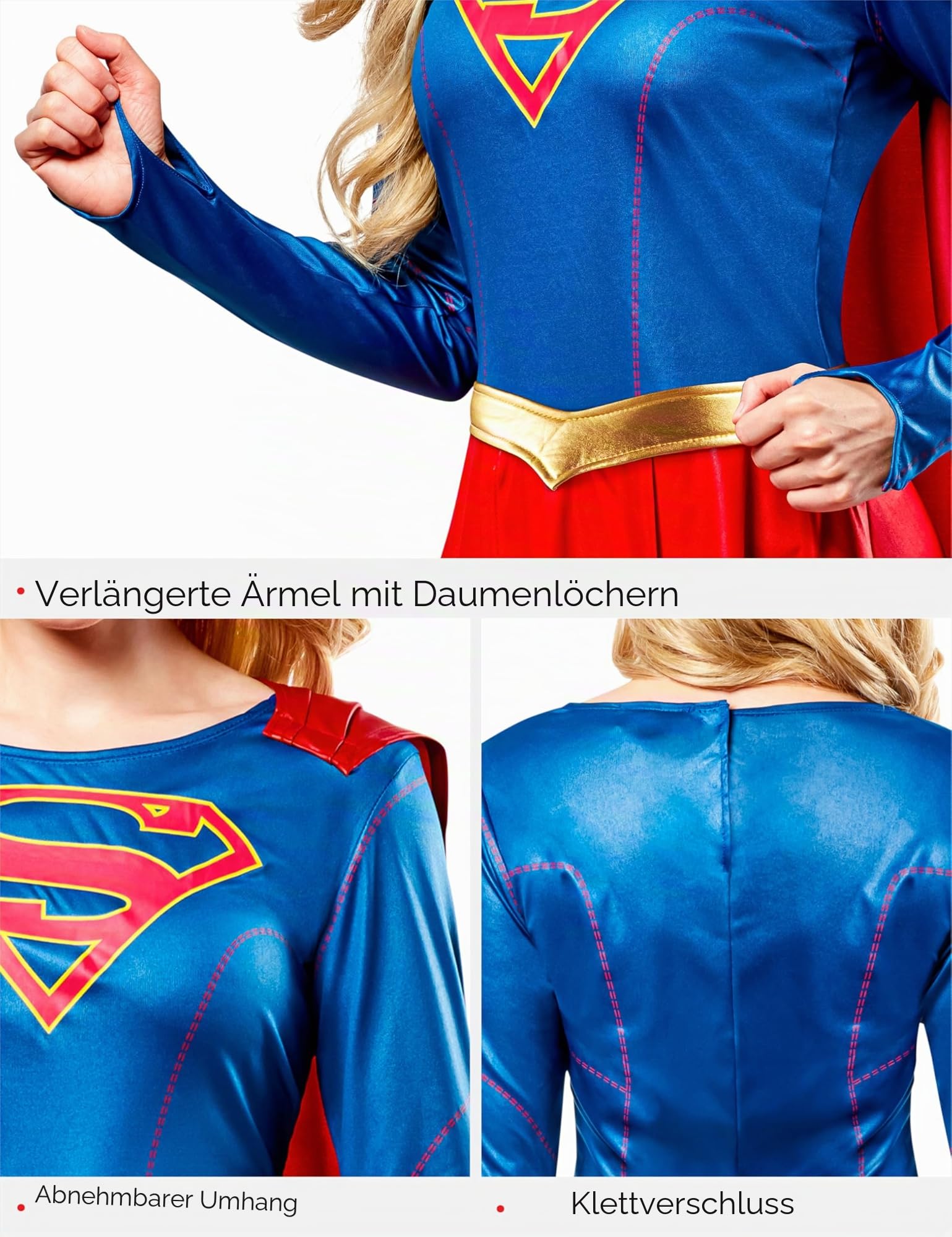 rubie-s-deluxe-supergirl-kost-m-damen-gr-m-tv-serie image 5
