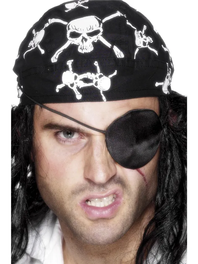 smiffys-fever-piraten-augenklappe-schwarz-erwachsene-verstellbar image 1