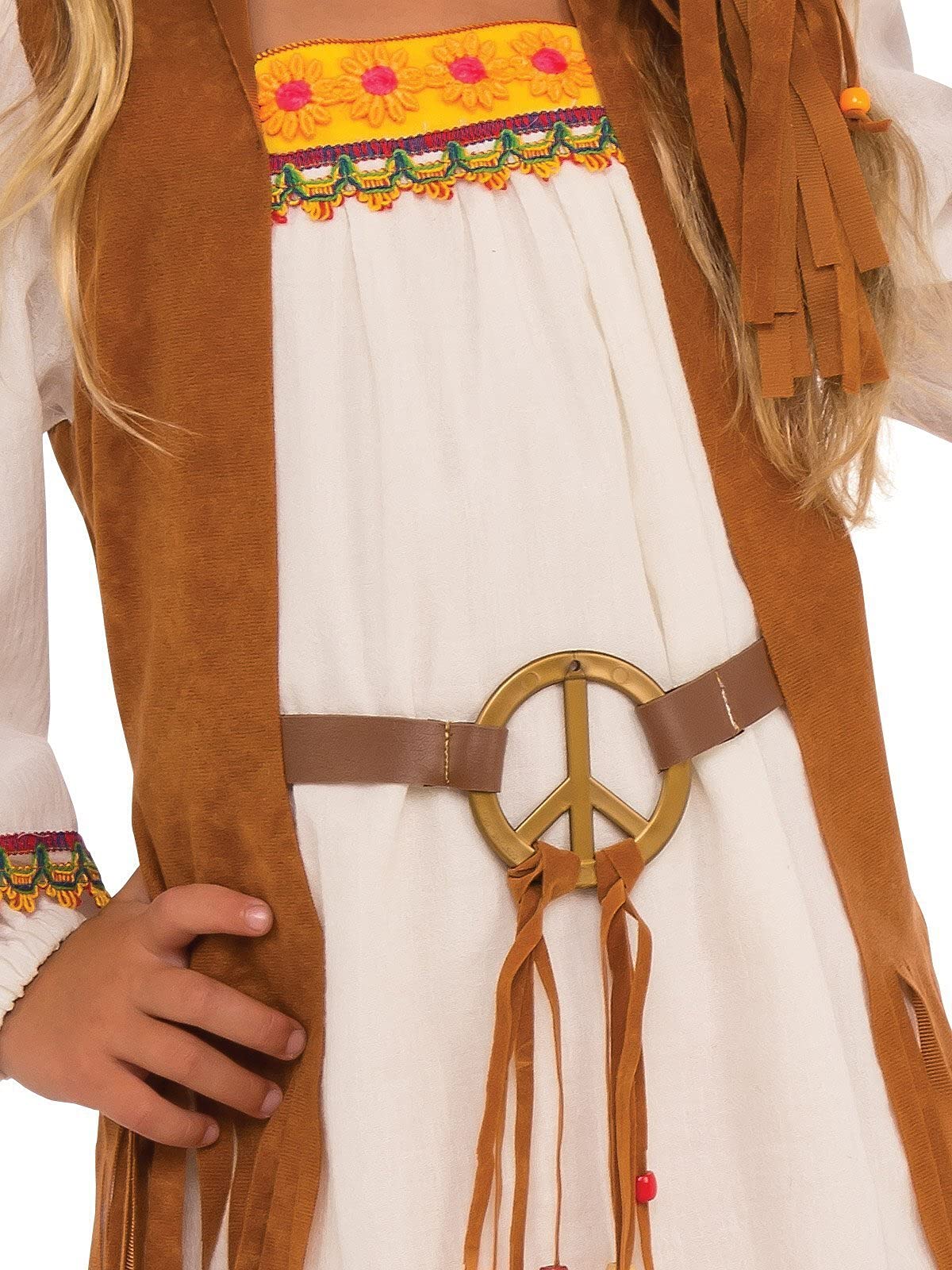 rubie-s-deluxe-blumenkost-m-kinder-hippie-klein-bunt image 3