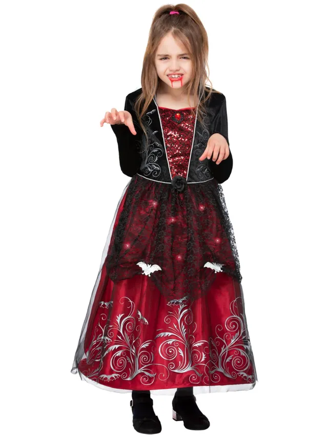 smiffys-fever-deluxe-vampiress-kost-m-gr-m-7-9-mit-licht image 1