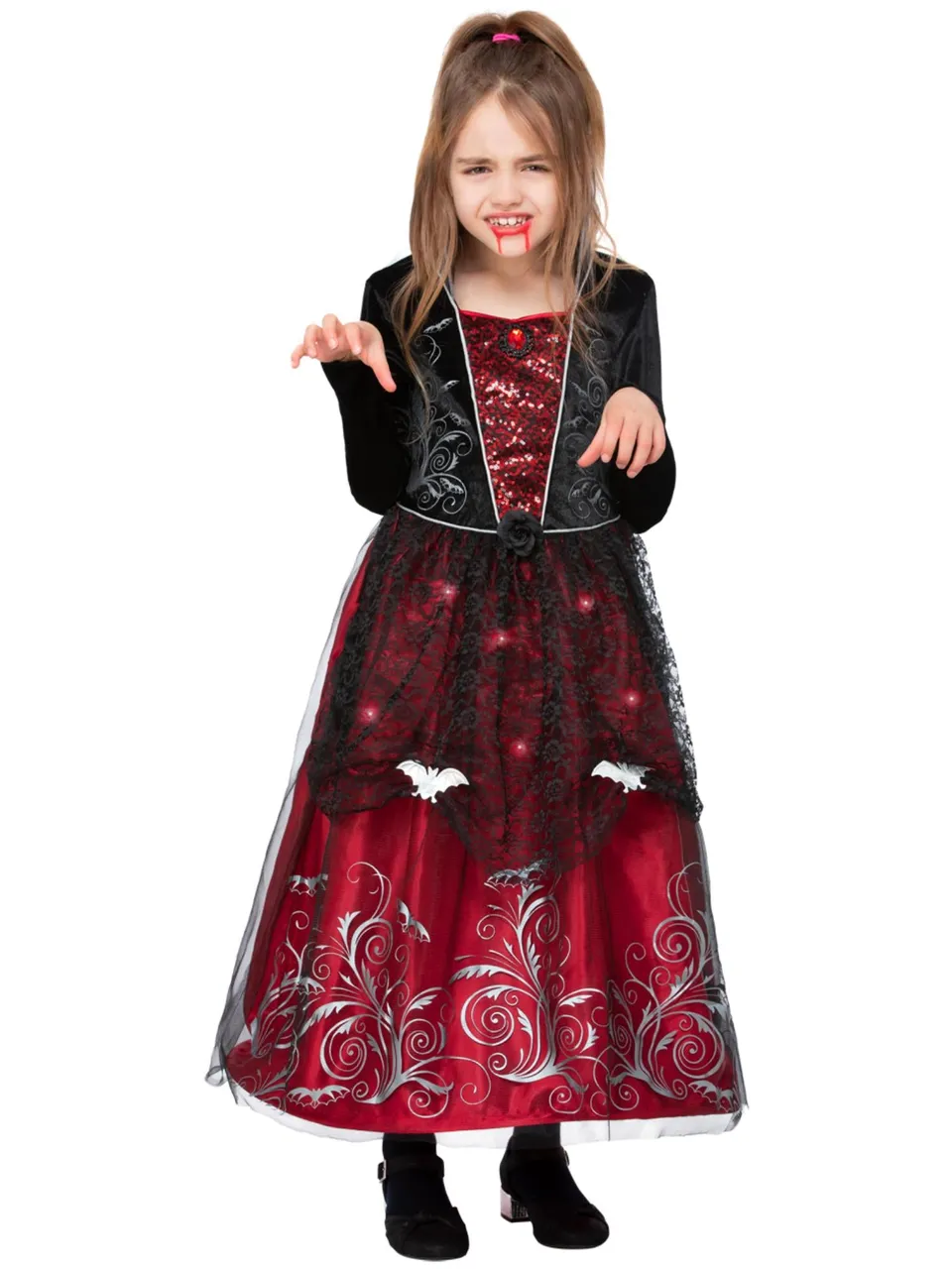 smiffys-fever-deluxe-vampiress-kost-m-gr-m-7-9-mit-licht image 1