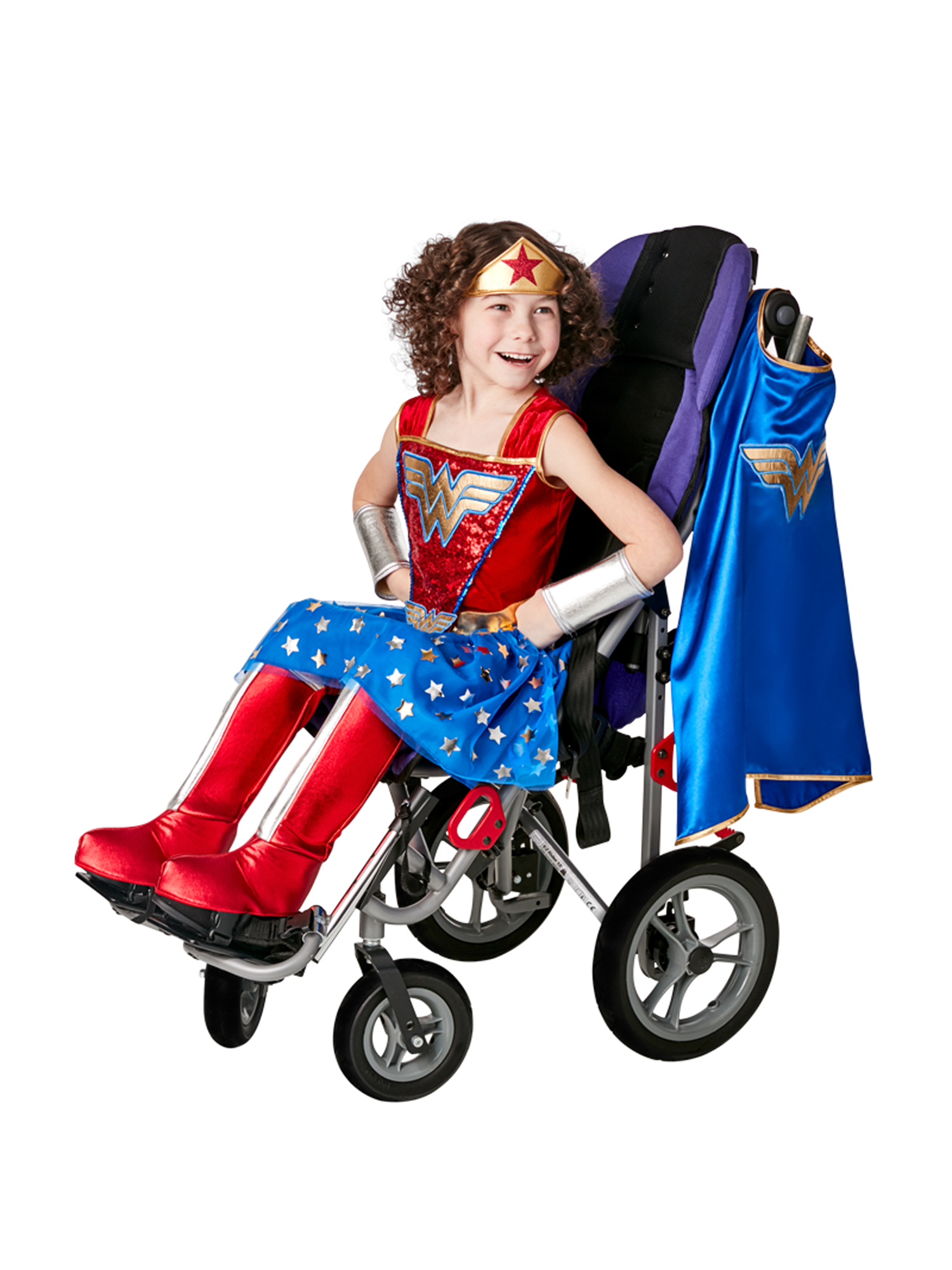 rubies-wonder-woman-kost-m-f-r-kinder-mit-cape-adaptiert image 5