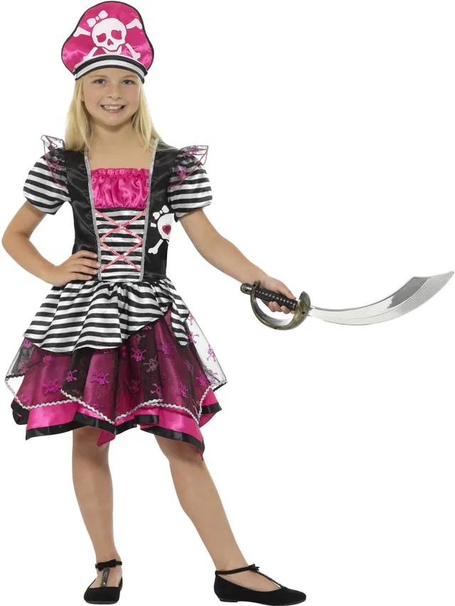 smiffys-fever-perfect-pirate-girl-pirat-kost-m-rosa-4-9j image 1