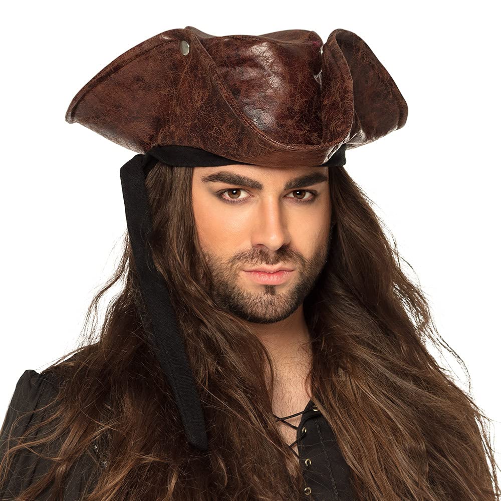 boland-headwear-piratenhut-neptun-erwachsene-59-cm-schwarz image 4