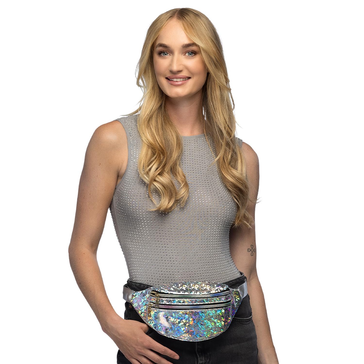 boland-retro-g-rteltasche-holografisch-bauchtasche-80er image 1