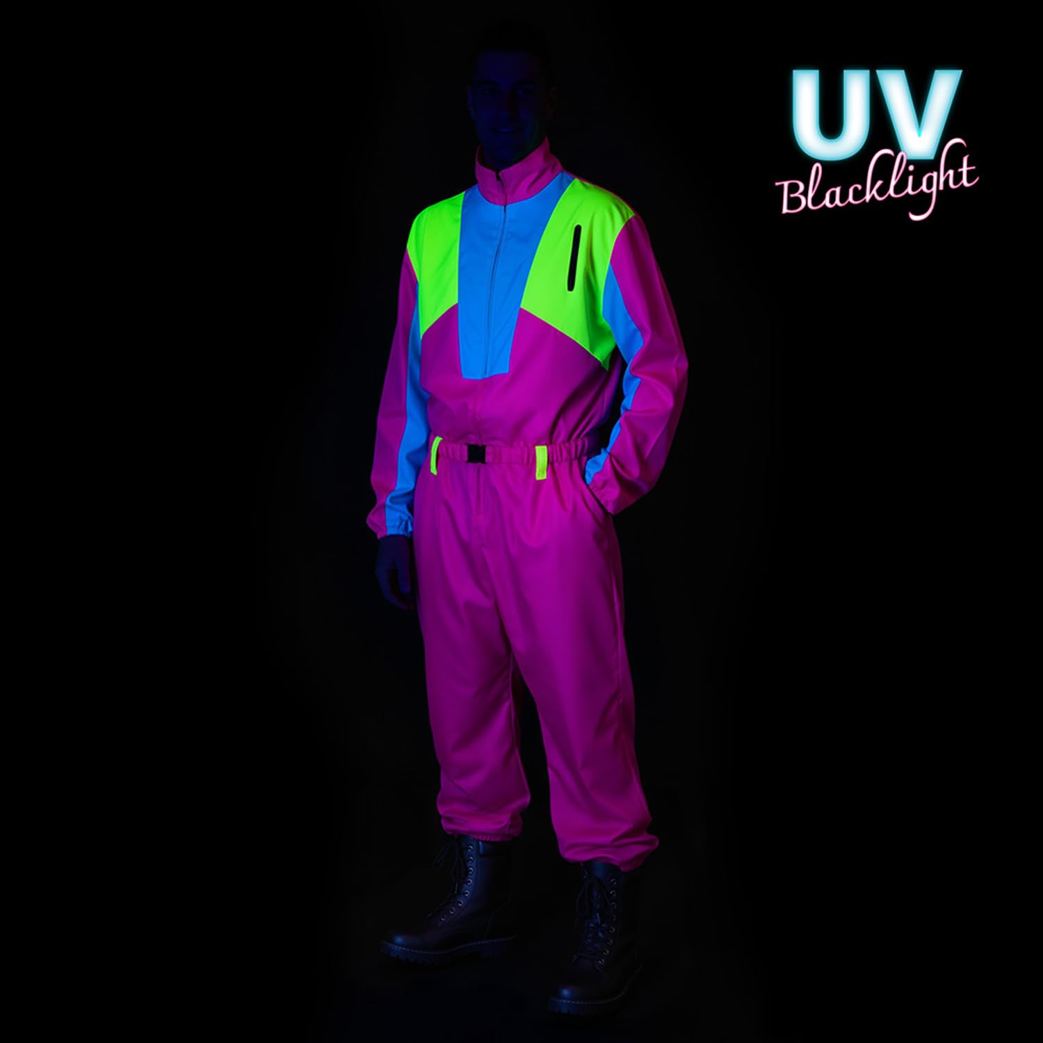 boland-neon-uv-retro-skianzug-pink-80er-herren-gr-m image 3