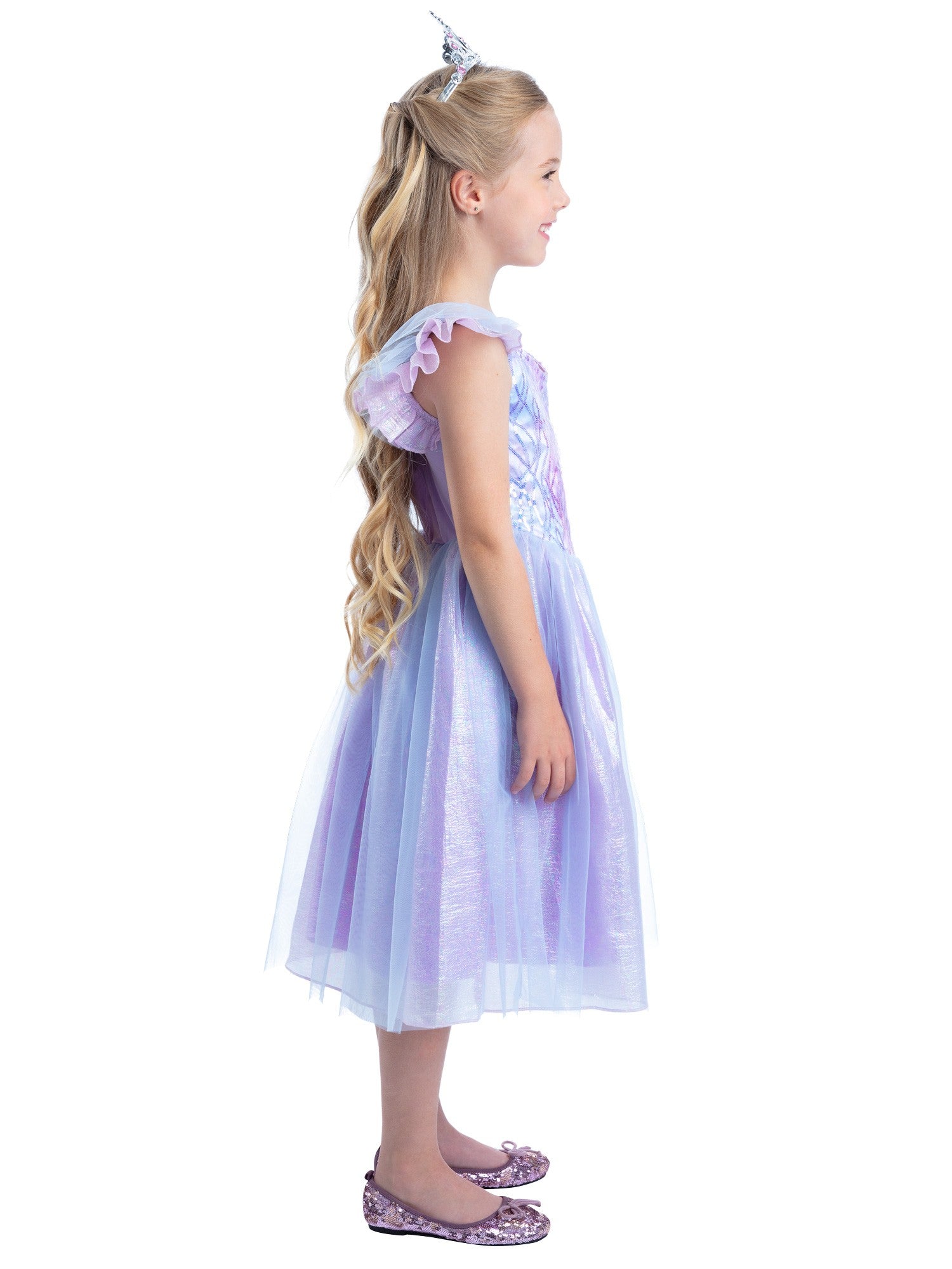 smiffys-fever-fairy-princess-kost-m-m-dchen-m-lila-7-9-j image 3