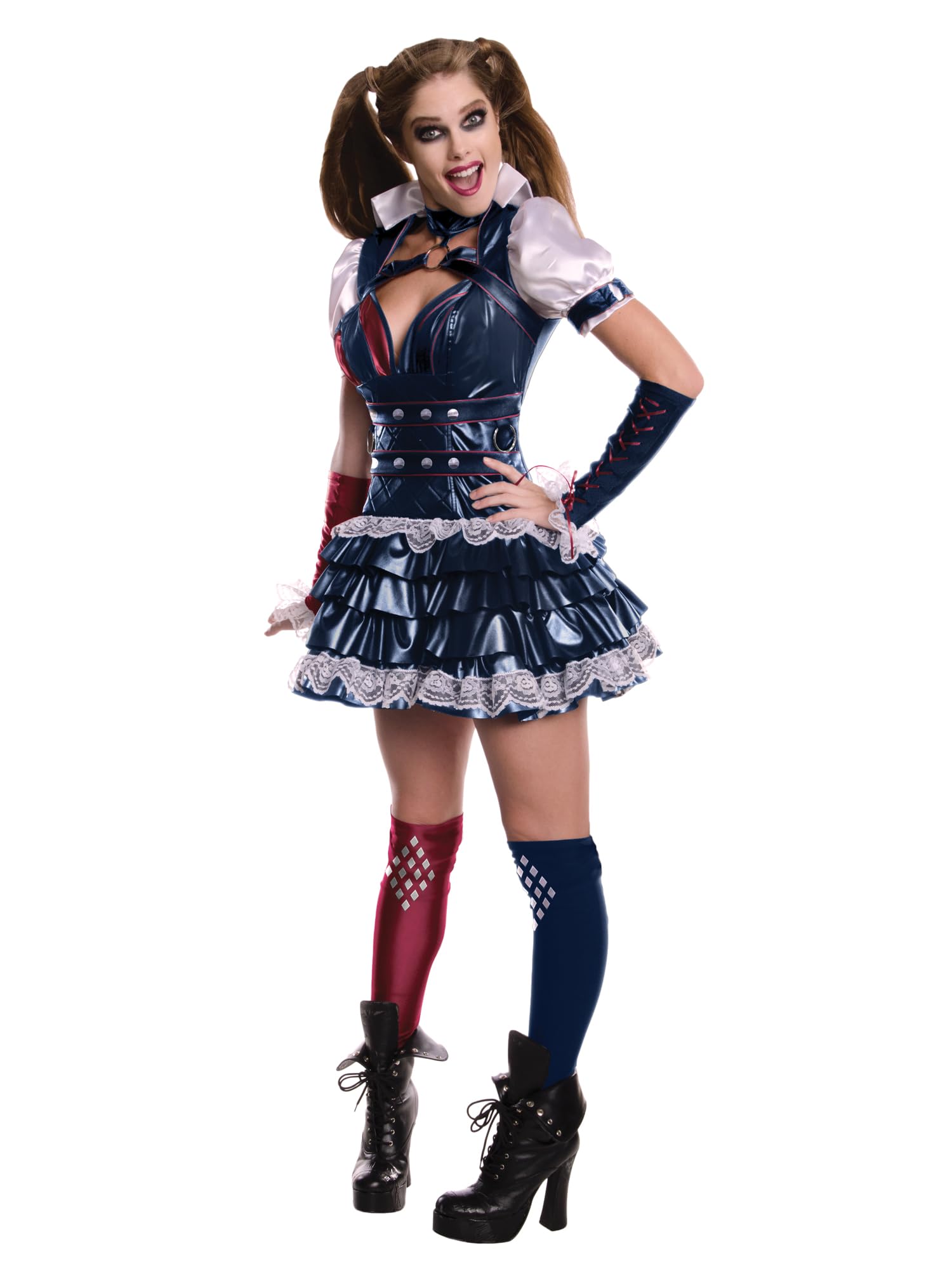 rubie-s-deluxe-harley-quinn-arkham-damenkost-m-gr-s image 1
