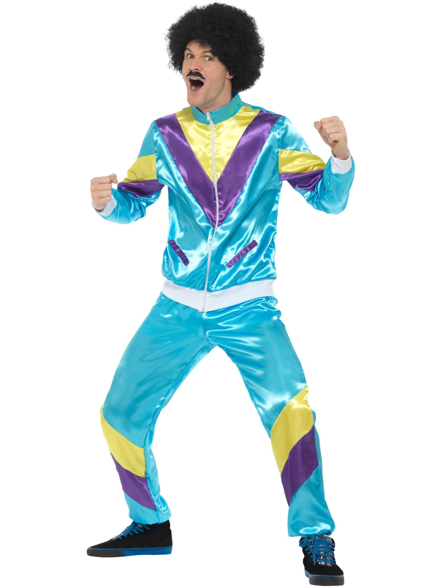 smiffys-fever-80er-shell-suit-kost-m-blau-herren-m image 4