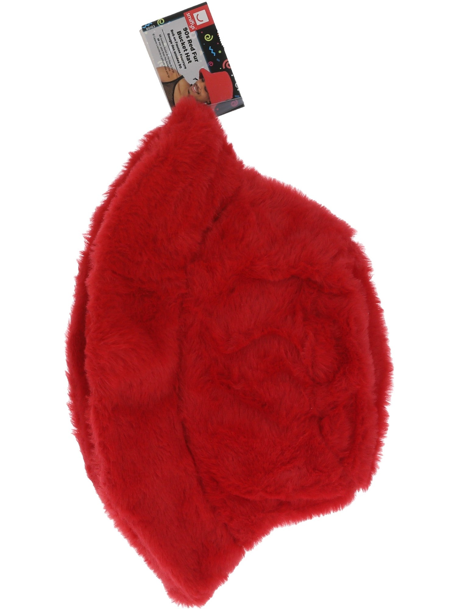 smiffys-fever-90s-bucket-hat-fischerhut-rot-pl-sch image 3