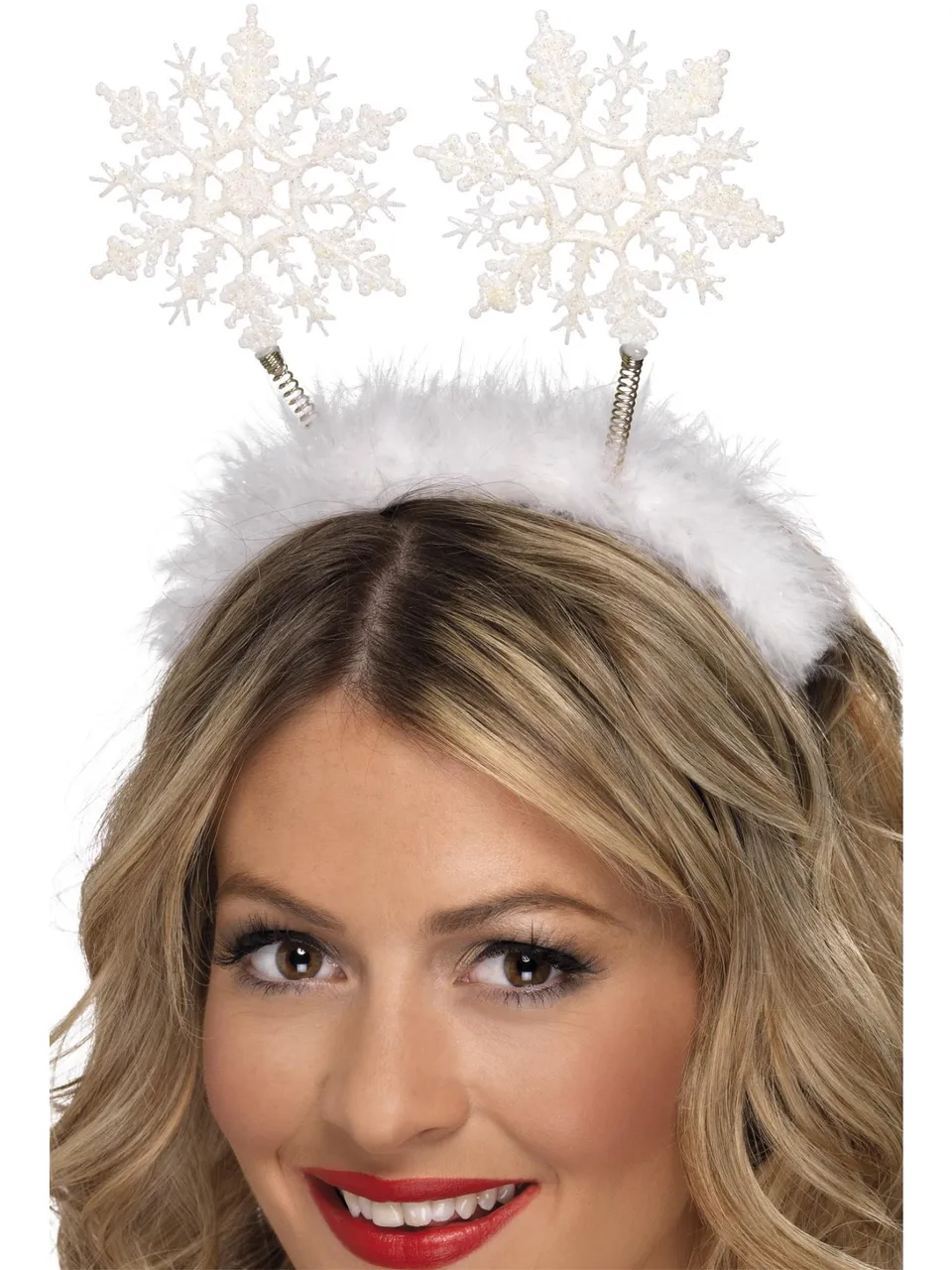 smiffys-fever-snowflake-boppers-haarreif-wei image 1
