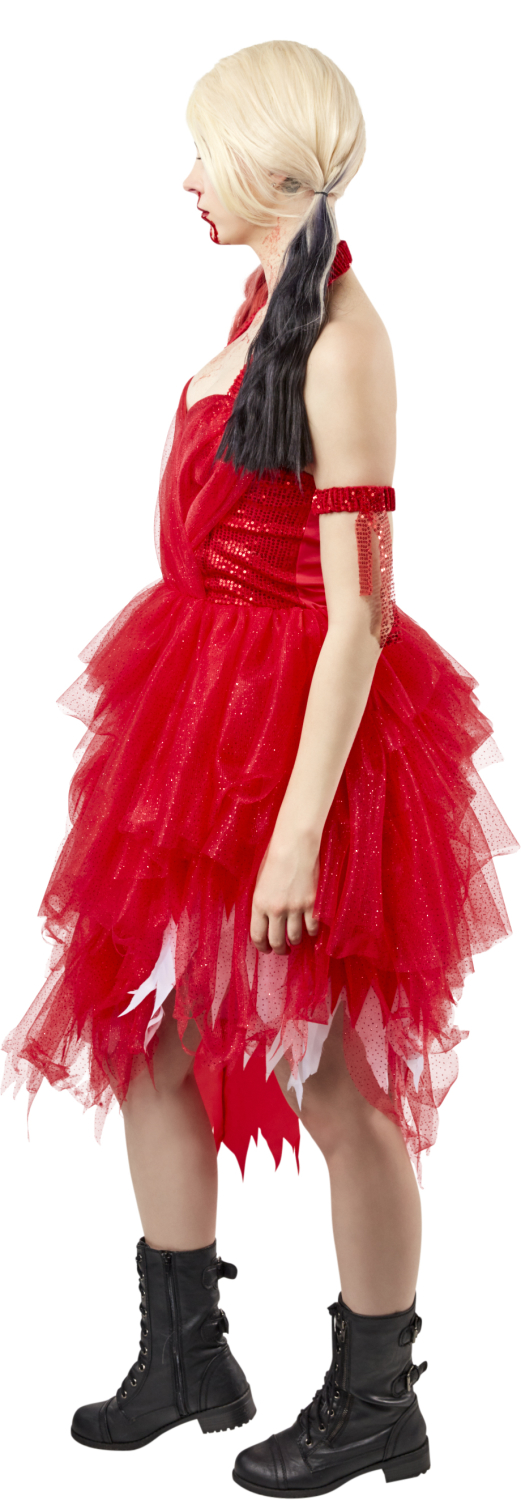 rubies-harley-quinn-kleid-rot-suicide-squad-erwachsene image 4