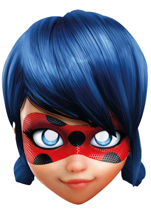 rubies-france-ladybug-maske-pappe-kinder-augenmaske-rot image 2