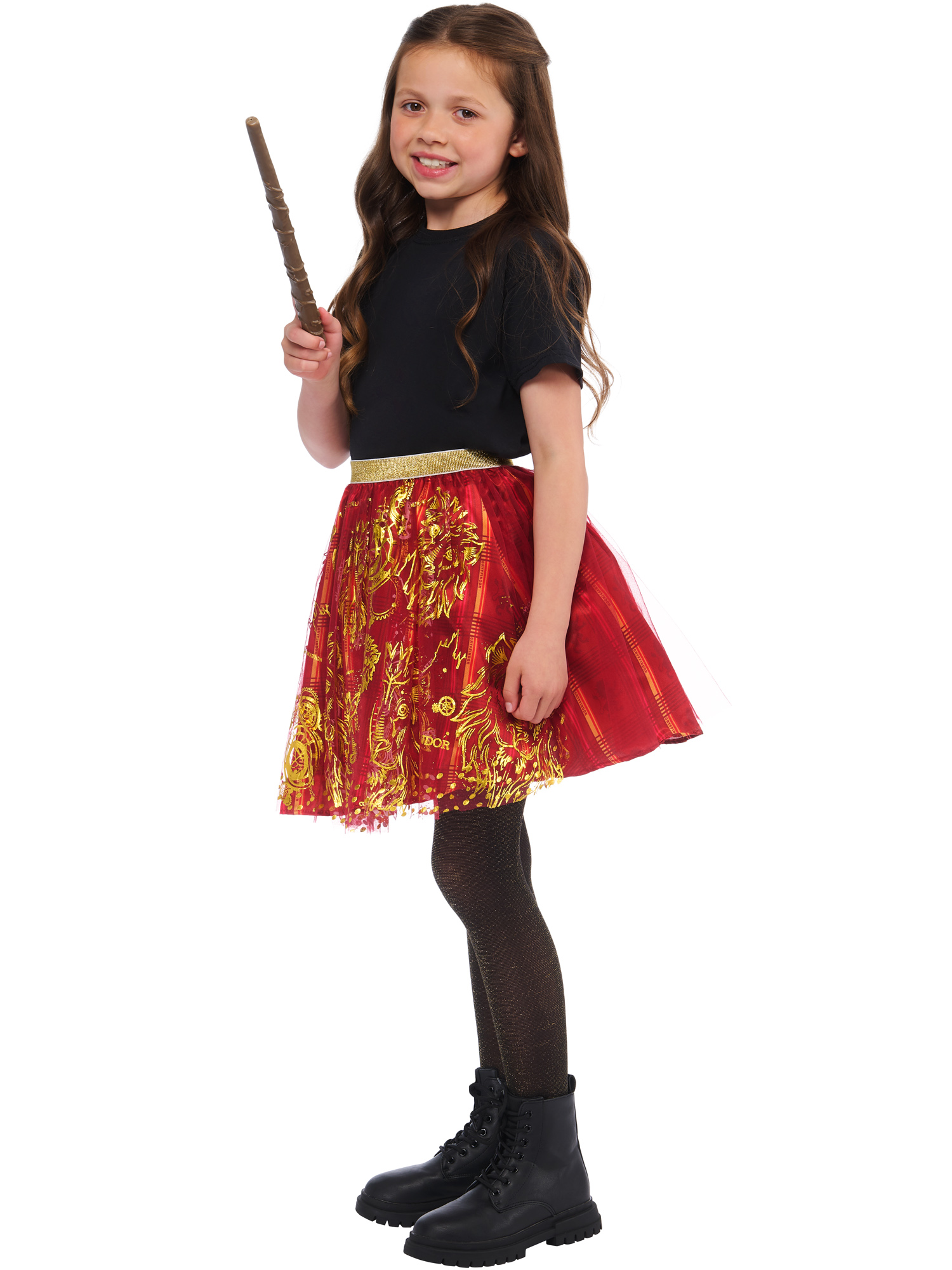 rubies-gryffindor-tutu-kost-m-set-5-8-jahre-mit-zauberstab image 4