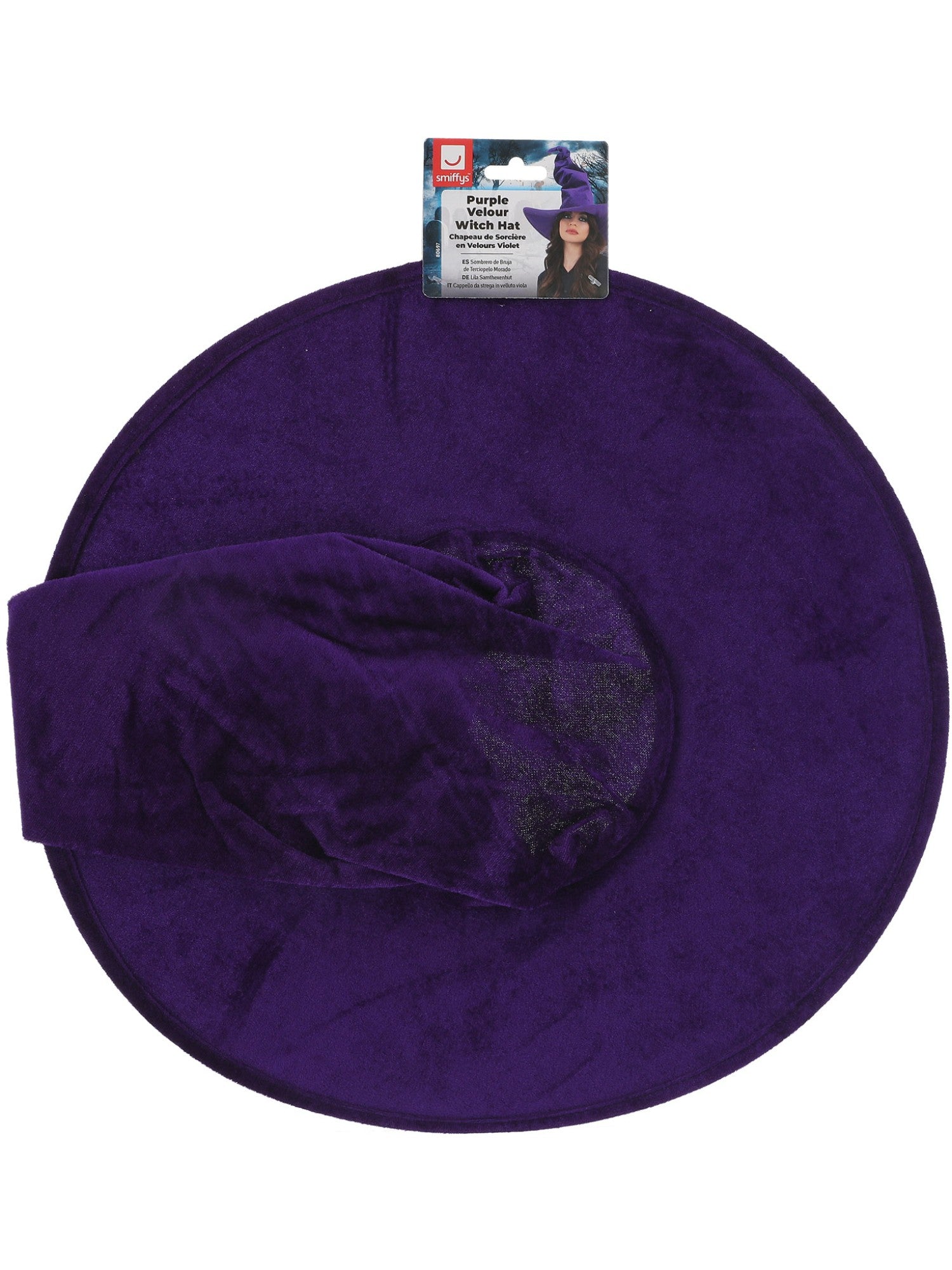smiffys-fever-hexenhut-lila-velours-spitze-damen-einheitsgr-e image 2