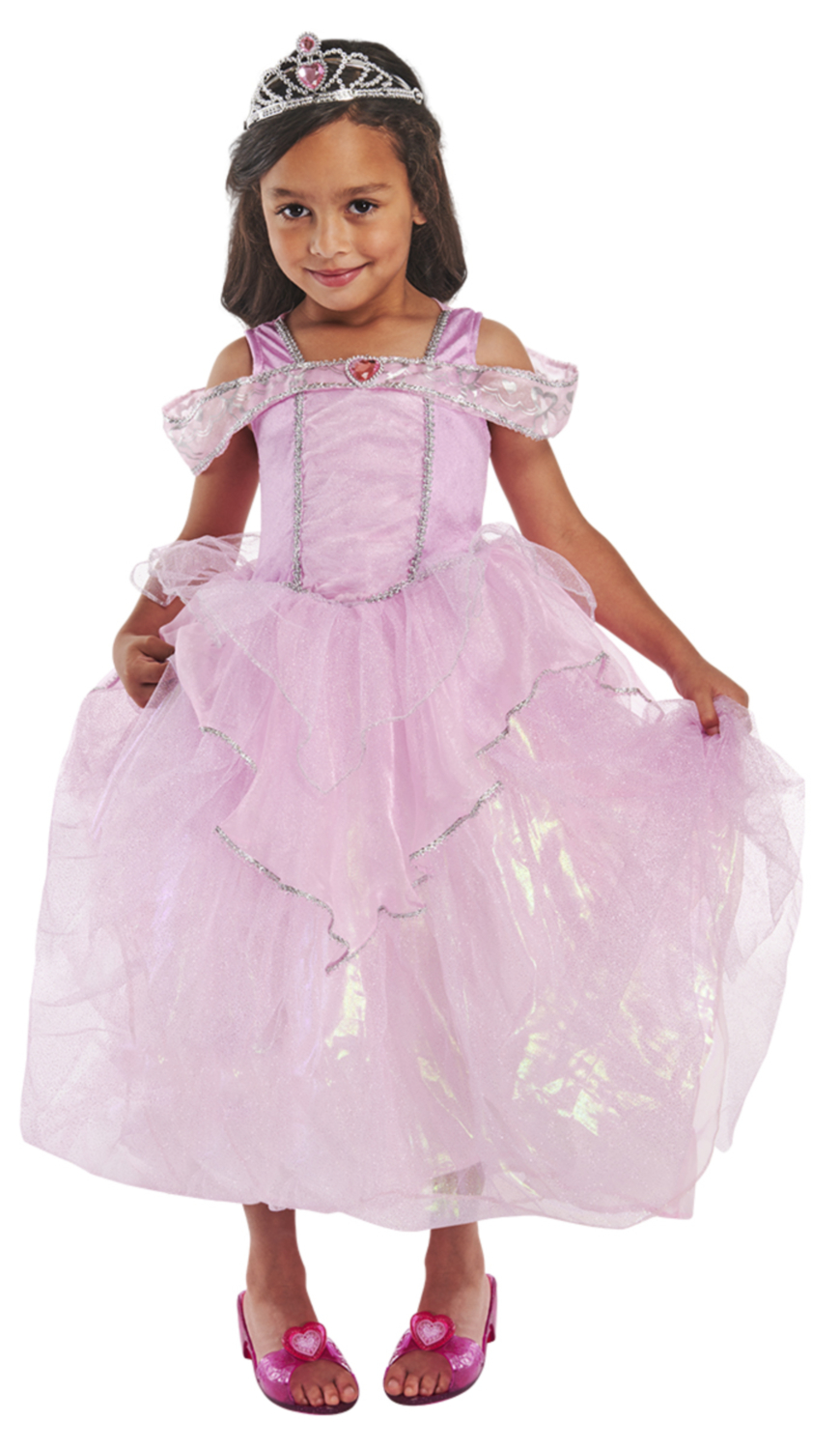 rubies-autres-accessoires-prinzessin-schuhe-rosa-glitzer image 3