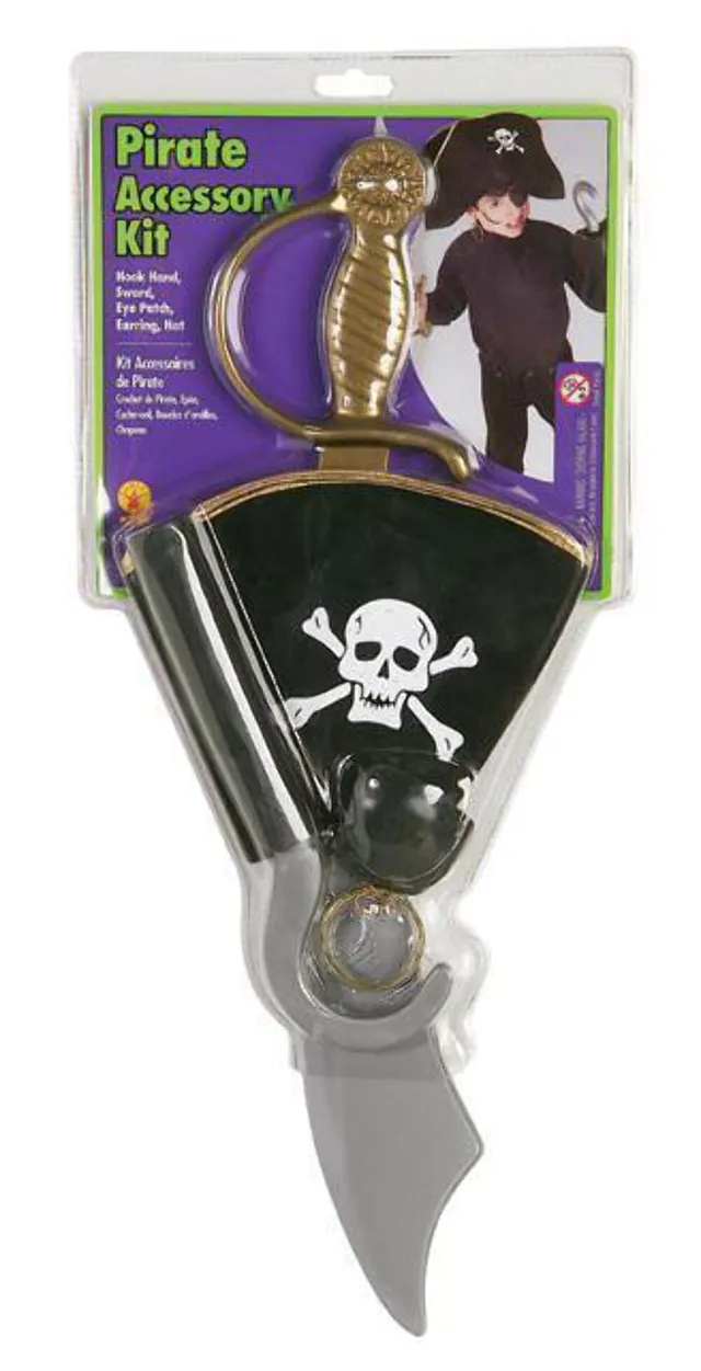 rubie-s-deluxe-482ns-piraten-zubeh-r-set-kinder-mit-hut image 1